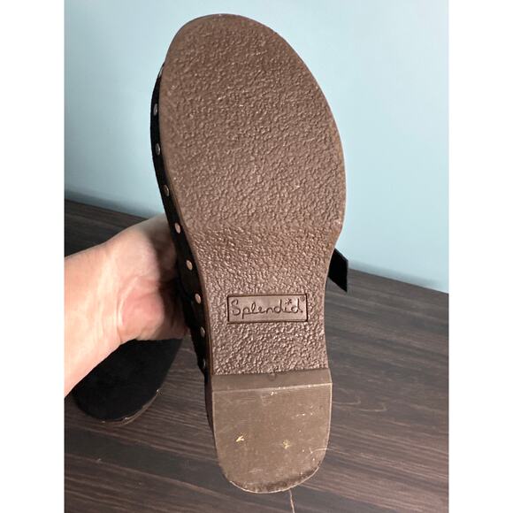 Splendid Women's Black suede clog great condition size 7.5 - Picture 7 of 9